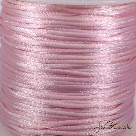 Nylonová šnúrka 1mm, ružová - 1m (1018)